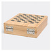 Weinset BAMBOO CHESS mit Schachspiel,braun