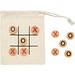 Whorl Tic-Tac-Toe Spiel aus Holz, natur