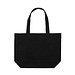 XD COLLECTION Impact Aware™ 240g/m² rcCanvas Shopper + Tasche, ungefärbt, schwarz
