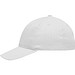 6-Panel-Baseball-Cap COTTURE,weiß
