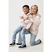 Iqoniq Yengo KidsHoodie mit Seitentaschen aus rec. Baumwolle, cloud pink, 34