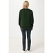 Iqoniq Etosha Lightweight Sweater aus recycelter Baumwolle, forest green, XXS