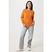 Iqoniq Etosha Lightweight Sweater aus recycelter Baumwolle, orange, XXXL