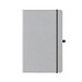 A5 Hardcover Notizbuch aus PU, Hellgrau