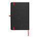 A5 Notizbuch mit farbiger Gravur , rot