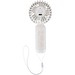 Aervia Tragbarer Ventilator aus recyceltem Kunststoff, weiss