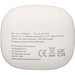 Alterf True Wireless Bluetooth® Headset aus recyceltem Kunststoff mit Silikon-Ohrstöpseln, weiss