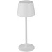 Alya Wiederaufladbare dimmbare Tischlampe mit 3 Lichtmodi, weiss