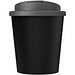 Americano® Espresso Eco 250 ml recycelter Isolierbecher mit auslaufsicherem Deckel, schwarz