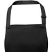 Andrea 240 g/m² Schürze mit verstellbarem Nackenband, schwarz