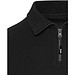 Apollo 245 g/m² Langarm Poloshirt Unisex mit Reißverschluss, schwarz, L
