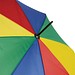 Automatik-Stockschirm, Blau/Grün/Rot/Gelb