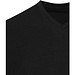 Balfour 200 g/m² Kurzärmeliges T-Shirt V-Ausschnitt Bio Baumwolle (OCS), unisex, schwarz, 3XL