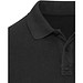 Calgary Poloshirt für Herren im Washed Look, 200 g/m2, schwarz, L
