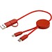 Citala 30 cm 5-in-1 Kabel aus recyceltem Kunststoff für Datenübertragung und 27W Schnellladung, Brick