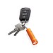 Flash Schlüsselanhänger-Taschenlampe aus RCS rec. Aluminium, orange