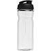 H2O Active® Base 650 ml Sportflasche mit Klappdeckel, transparent/schwarz