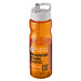 H2O Active® Eco Base 650 ml Sportflasche mit Ausgussdeckel, orange/ weiß