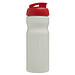 H2O Active® Eco Base 650 ml Sportflasche mit Klappdeckel, elfenbeinweiß/ rot