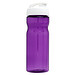 H2O Active® Eco Base 650 ml Sportflasche mit Klappdeckel, lila/ weiß
