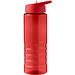 H2O Active® Eco Treble 750 ml Sportflasche mit Stülpdeckel & Trinktülle, rot, rot