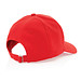 Impact 5 Panel Kappe aus 280gr rCotton mit AWARE Tracer, rot
