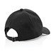 Impact 6 Panel Kappe aus 280gr rCotton mit AWARE Tracer, schwarz