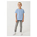 Iqoniq Koli Kids T-Shirt aus recycelter Baumwolle, sky blue, 11-12 y