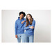 Iqoniq Torres ungefärbter Hoodie aus recycelter Baumwolle, heather blue, M