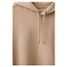Iqoniq Torres ungefärbter Hoodie aus recycelter Baumwolle, ungefärbtes braun, M