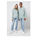 Iqoniq Trivor Mikrofleece-Kapuzenjacke, Iceberg green, XXL