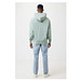 Iqoniq Yoho Relax-Hoodie aus recycelter Baumwolle, Iceberg green, XS