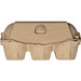 Kreideeier in Pappkarton, beige