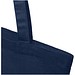 Madras 140 g/m² Baumwoll Tragetasche aus GRS recycelter Baumwolle, 7L, navy