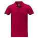 Morgan Polo für Herren, zweifarbig, rot, L