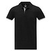 Morgan Polo für Herren, zweifarbig, schwarz, XL