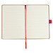 Notizbuch aus Bambus, rot