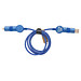 Oakland RCS rKunststoff 1,2m 6-in-1 Fast-Charging 45W Kabel, blau