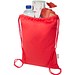 Peru Blend 180 g/m² Sportbeutel aus GRS recycelter Baumwolle 5L, rot
