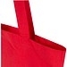 Peru Blend 180 g/m² Tragetasche aus GRS recycelter Baumwolle 7L, rot