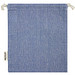 Pheebs 150?g/m2 GRS Zuziehbeutel aus Recyclingbaumwolle mittel 1,5 l, heather blau
