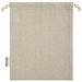 Pheebs 150?g/m2 GRS Zuziehbeutel aus Recyclingbaumwolle mittel 1,5 l, heather natur