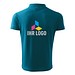 MALFINI Polohemd Herren Pique Polo, 2XL, dunkeltürkis