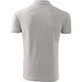 Polohemd Herren Pique Polo, XL, hellgrau melliert