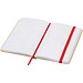 Reed A6 Hardcover Notizbuch, blanko, aus recyceltem Material, rot