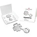 ROMINOX® Key Tool // Lucky Charm - 19 functions (Kleeblatt Glücksbringer), silber