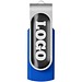 Rotate Doming USB-Stick, royalblau, 16GB