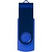 Rotate Metallic USB-Stick, royalblau, 2GB