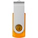 Rotate Transculent USB-Stick, orange, 8GB