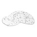 Samenpapier lustige Tierchen, Raupe Wanda, 1-seit. Druck